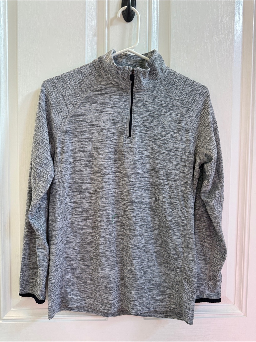 Old Navy Active Gray Heathered 1/4 Zip Pullover Top XL